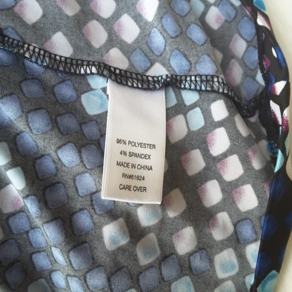 Laura Ashley Print Ruffle Short Top M - Picture 4 of 5